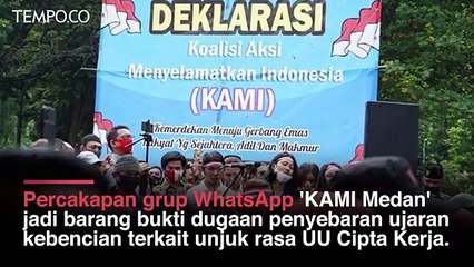 Polisi Buka Isi WhatsApp KAMI Medan yang Diduga Picu Rusuh Demo Omnibus Law | 60 Seconds