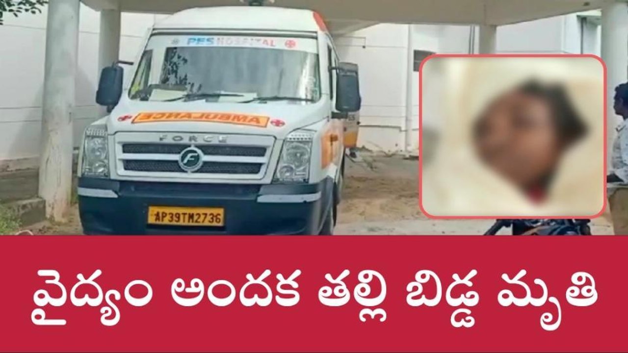 ఈ పాపం ఎవరిది.. సకాలంలో వైద్యం అందక తల్లి బిడ్డ మృతి