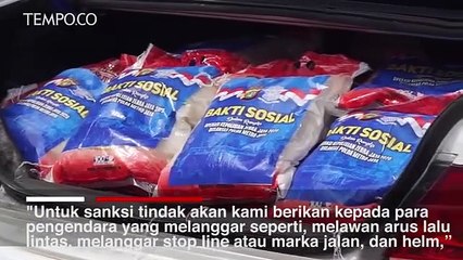 Operasi Zebra Jaya 2020, 20 Ton Beras Dibagikan Polisi ke Pengemudi Truk