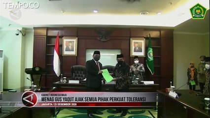 Menteri Agama Yaqut Cholil Qoumas: Kita Kembalikan Agama pada Fungsinya yang Mendamaikan
