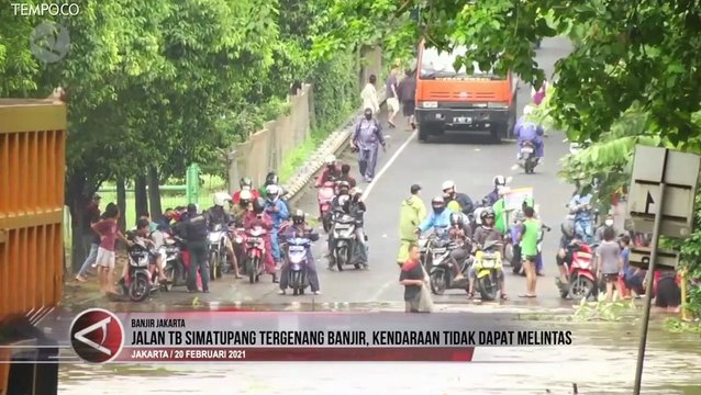 Ruas Jalan TB Simatupang Tergenang Banjir