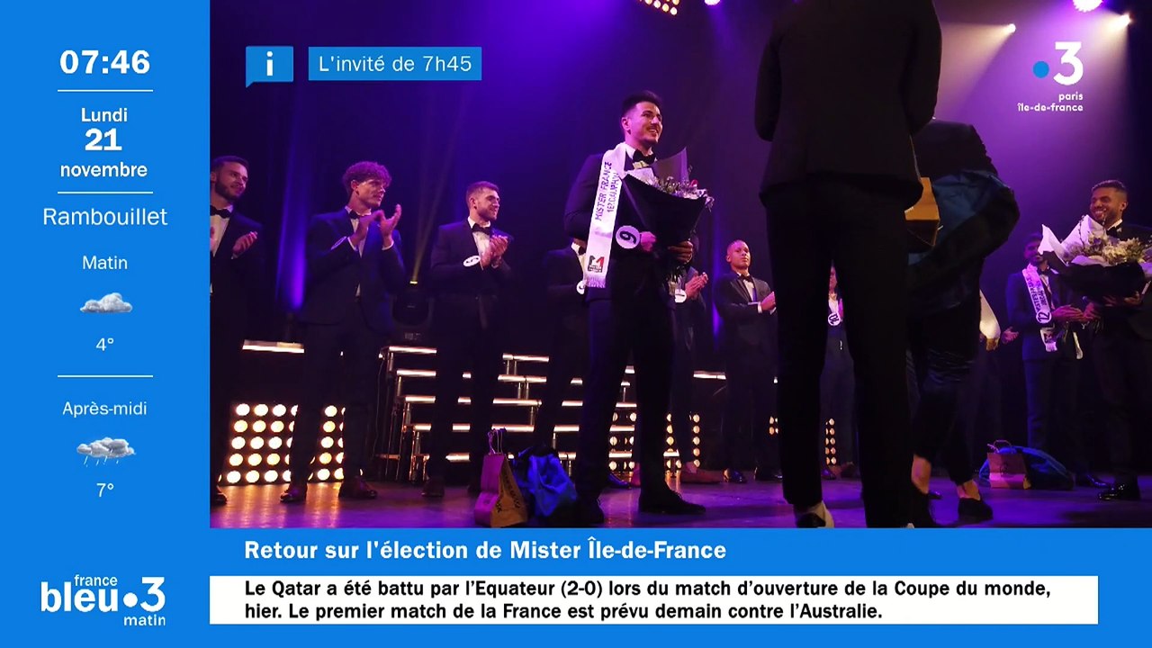 Mister IDF 2022 : Raphaël Aureau, 21 ans, représentera l'Ile-de-France au concours "Mister France 2023"