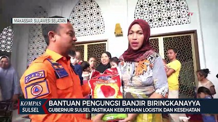 Gubernur Sulsel Pastikan Kebutuhan Logistik Dan Kesehatan Korban Banjir Terpenuhi