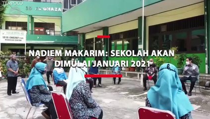 Sekolah Mulai Januari 2021, Nadiem Makarim Serahkan Izin ke Pemerintah Daerah