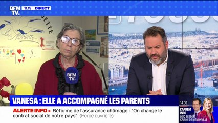 La Présidente de l'association "La Mouette" évoque son rôle auprès des parents de Vanesa le soir du drame