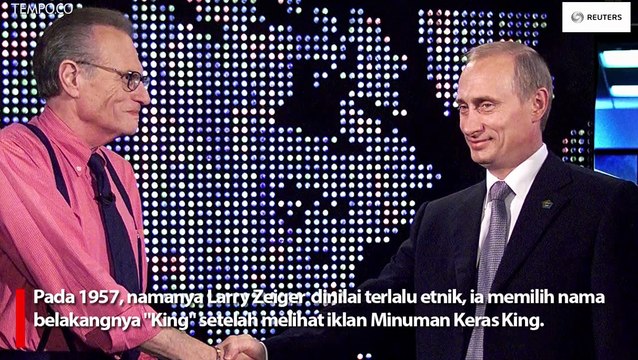 Meninggal di Usia 87 Tahun, Ini Perjalanan Karier Penyiar Larry King