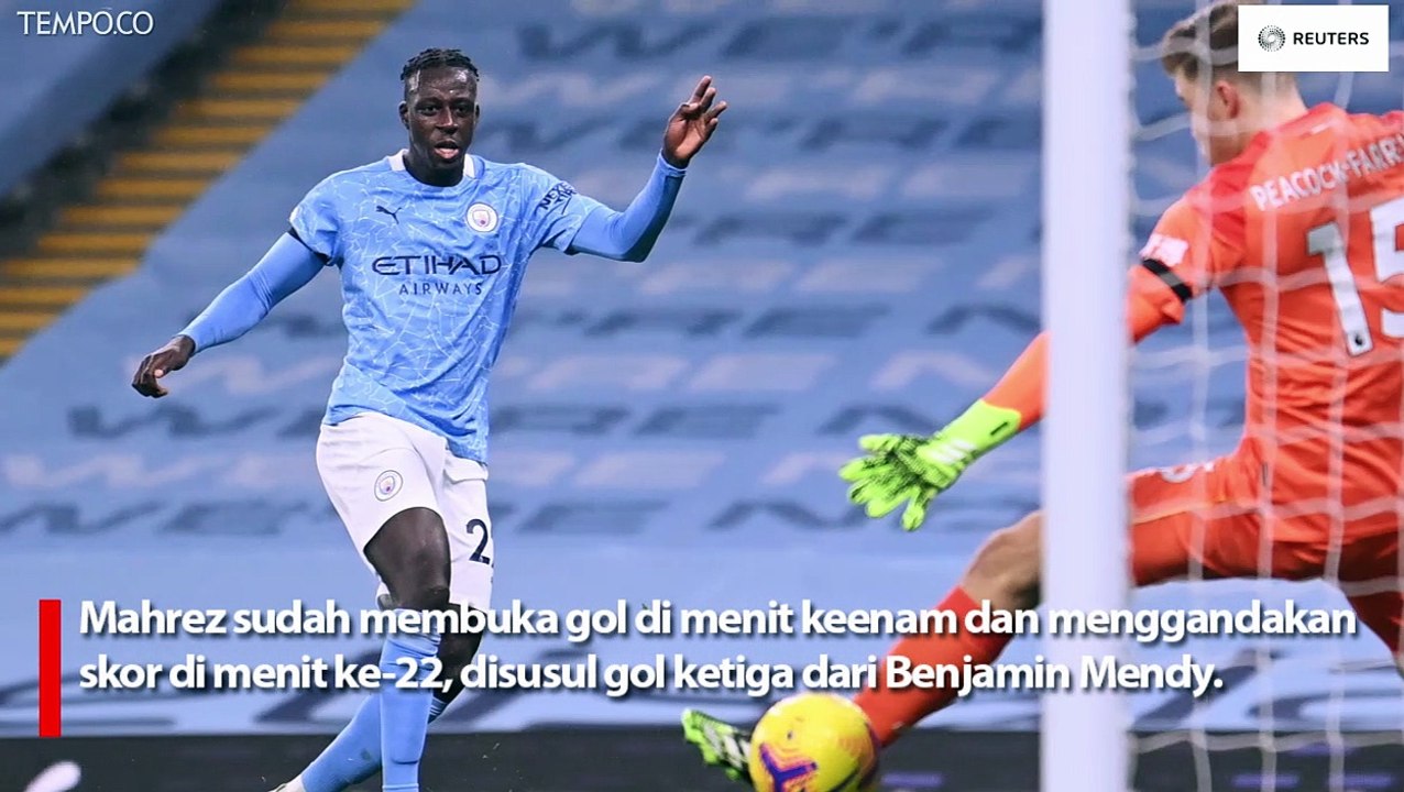 Hattrick Mahrez Bawa Manchester City Pesta Gol 5-0