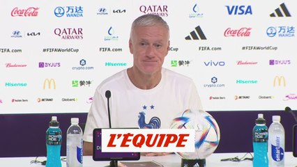 Télécharger la video: Deschamps : «Varane est apte et disponible» - Foot - CM 2022 - Bleus