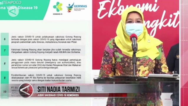 Kemenkes: Vaksinasi Gotong Royong Gunakan Vaksin yang Berbeda