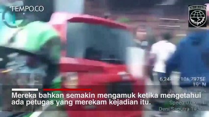 Driver Ojol Intimidasi Petugas, Tidak Terima Ditertibkan