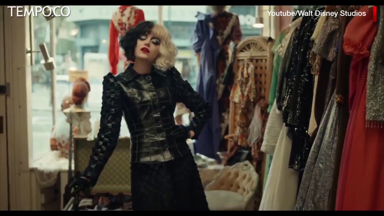 Transformasi Emma Stone di Trailer Film Disney Cruella