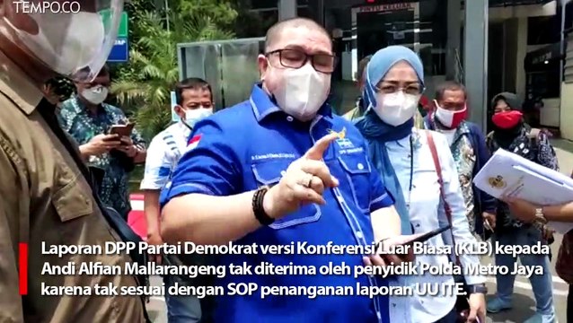 Laporannya Tak Diterima, Kuasa Hukum Demokrat KLB Minta Penyidik Dicopot