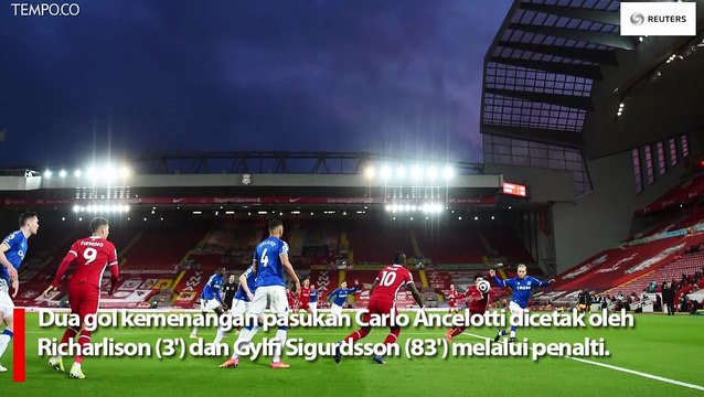 Liverpool vs Everton, 2 Gol Kemenangan Everton Permalukan The Reds