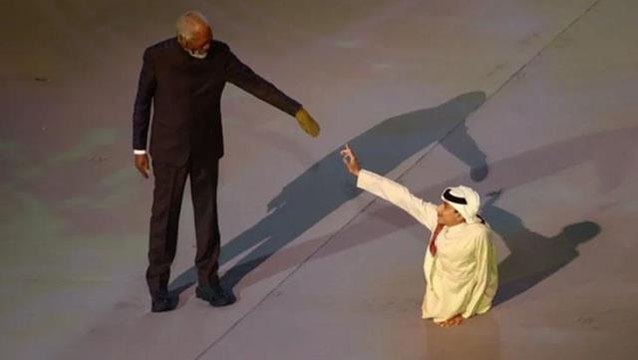 Dünya Kupası'nın açılış törenine damga vuran kare! Amerikalı ünlü oyuncuya tepkiler çığ gibi