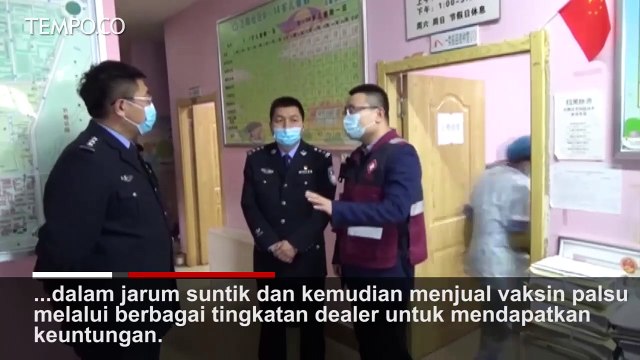 Vaksin Palsu Covid-19, Berisi Larutan Garam; Polisi Cina Tangkap 80 Tersangka