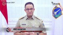 Penjelasan Anies Baswedan Soal Isu Lockdown di Akhir Pekan