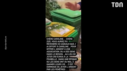 Caroline Margeridon balance à la poubelle le cadeau de Jordan DeLuxe : il pousse un coup de gueule (vidéo)