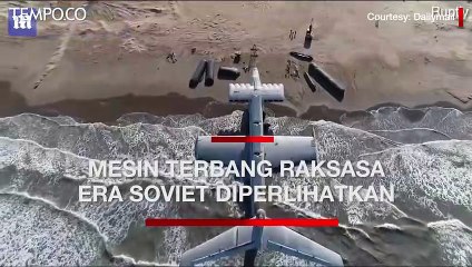 Menakjubkan! Drone Ungkap Mesin Terbang 'Monster Laut' Soviet di Dagestan 🇷🇺