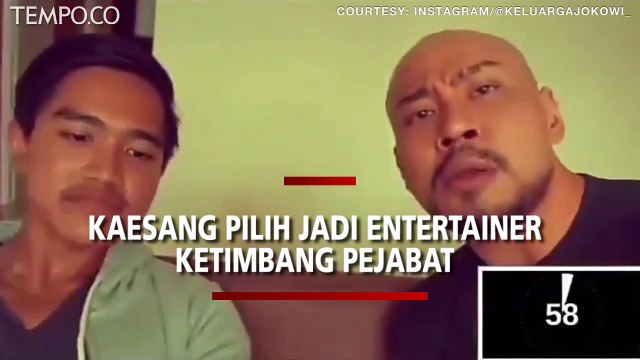 Kaesang Pilih Jadi Entertainer, Alasannya, Duitnya Lebih Banyak, Katanya