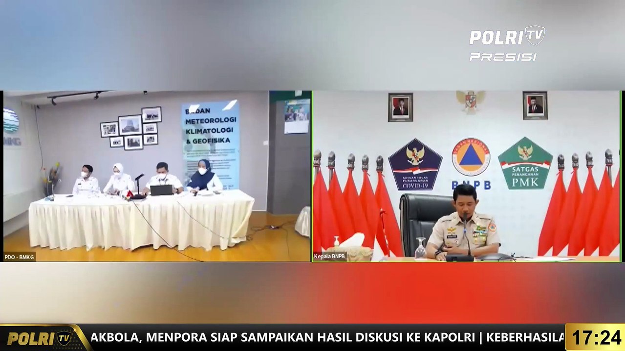 BMKG dan Kepala BNPB berikan Kongrensi Pers terkait Gempa 5,6 Magnitudo di Cianjur