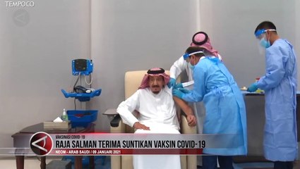 Raja Arab Saudi Salman bin Abdulaziz Divaksin COVID-19