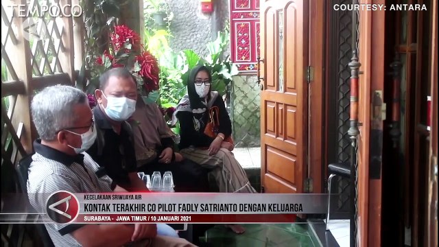 Kontak Terakhir Co Pilot Fadly Satrianto dengan Ibunda sebelum Naik Sriwijaya Air SJ-182