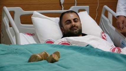 MESANESİNDEN TOPLAM 550 GRAM AĞIRLIĞINDA 20 TAŞ ÇIKARILDI