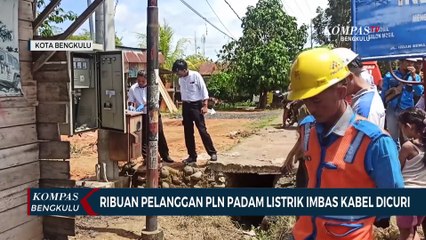 Ribuan Pelanggan PLN Padam Listrik Imbas Kabel Dicuri