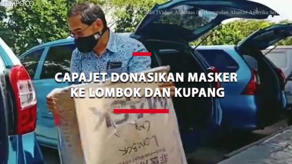 Donasi Masker Tiba di Lombok dan Kupang