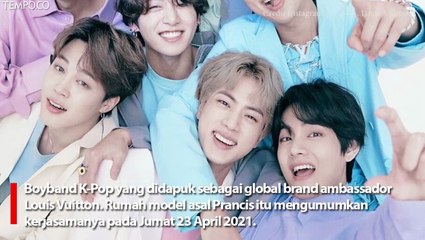 Gaya BTS Jadi Global Ambassador Louis Vuitton