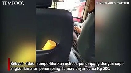 Download Video: Video Viral, Penumpang Angkot Bayar Rp 200, Netizen: Gak Kasihan Sama Pak Sopir