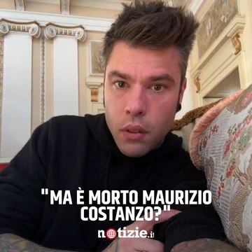 Fedez in diretta su Instagram pensa che Maurizio Costanzo sia venuto a mancare