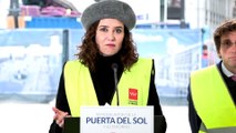 Ayuso pide a los sanitarios que aprendan de los transportistas y acaben con la huelga