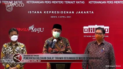 Ini Syarat Shalat Tarawih Berjamaah di Masjid Menurut Pemerintah