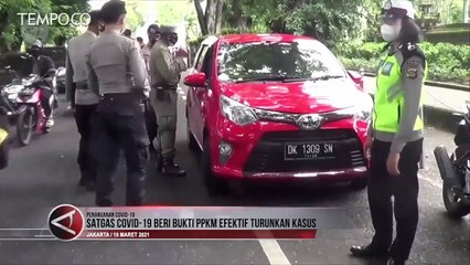 Satgas Covid-9 Beri Bukti PPKM Efektif Turunkan Kasus