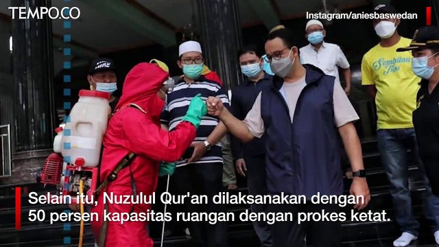 Anies Baswedan: Salat Idul Fitri Bisa Dilarang Jika Kasus Covid-19 Tinggi