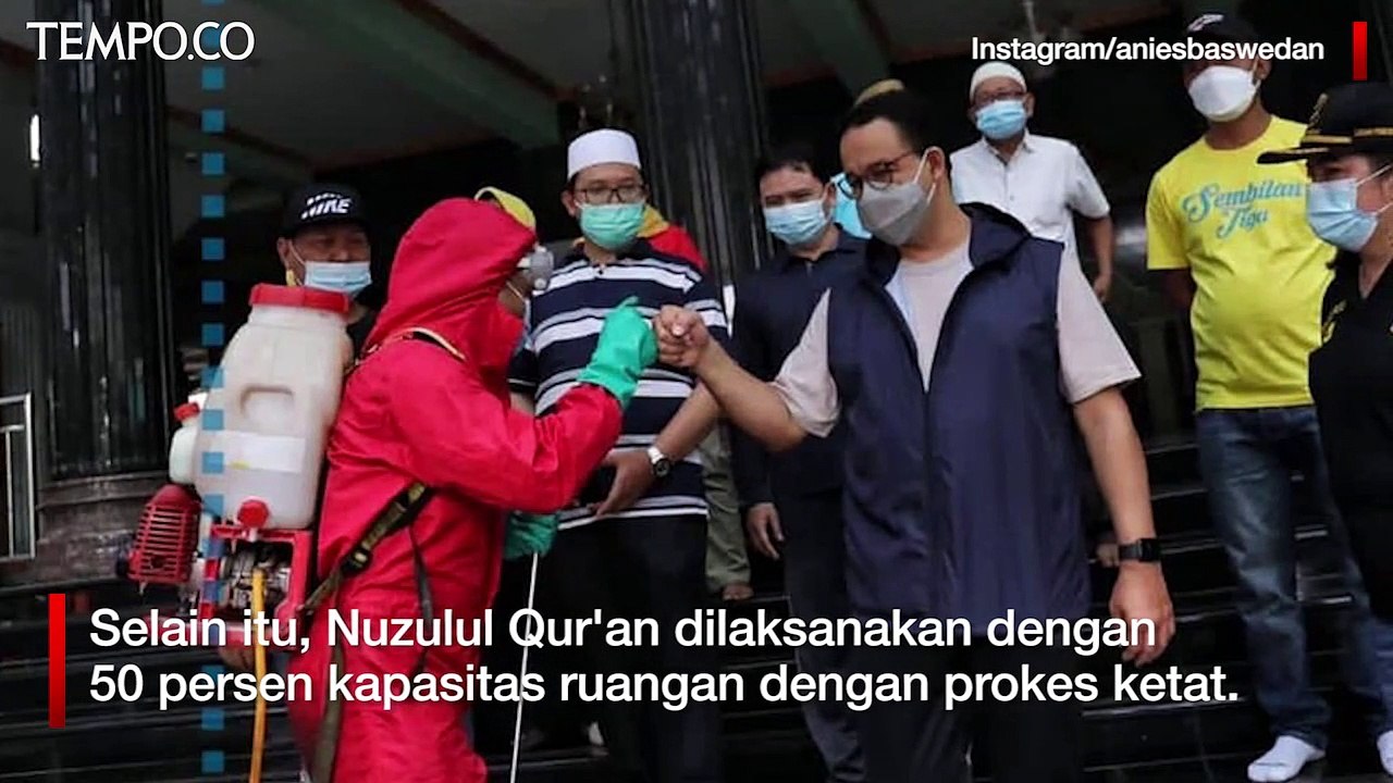 Anies Baswedan: Salat Idul Fitri Bisa Dilarang Jika Kasus Covid-19 Tinggi