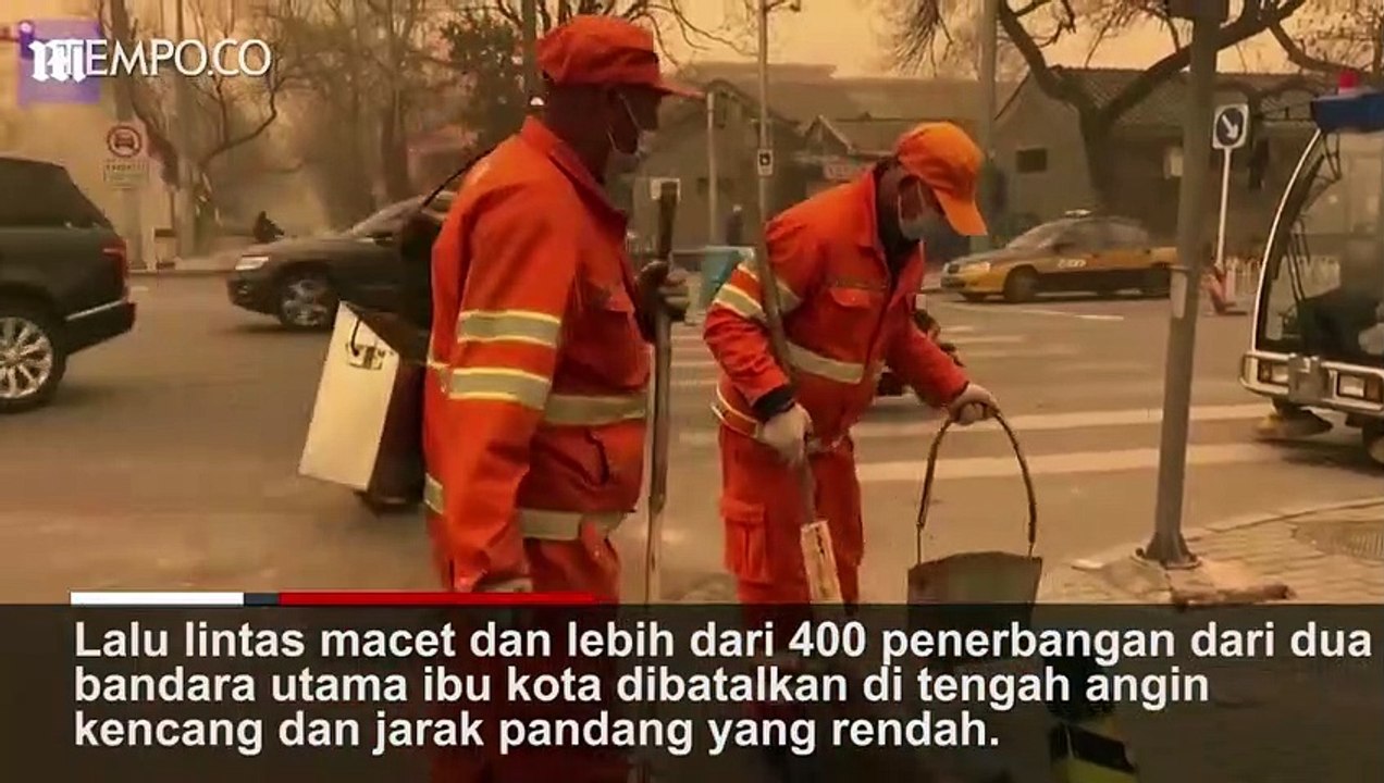 Kota Beijing Cina Diselimuti Badai Salju, Terburuk dalam Satu Dekade