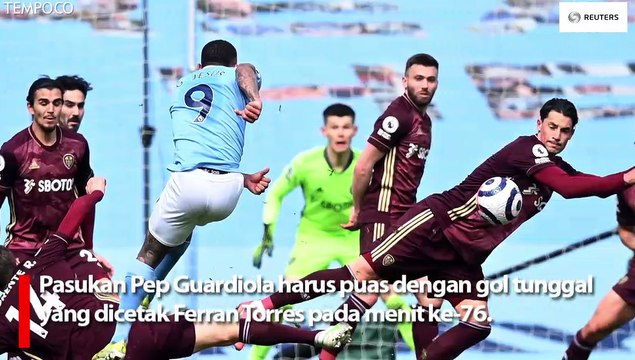 Man City vs Leeds United, Kekalahan The Citizens 1-2