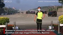 Video Viral di Medsos, Tak Sadar Pesenam Rekam Konvoi Kudeta Militer di Myanmar