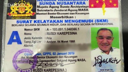 Pakai Pelat Nomor Kekaisaran Sunda Nusantara, Mobil Ini Ditahan Polda Metro