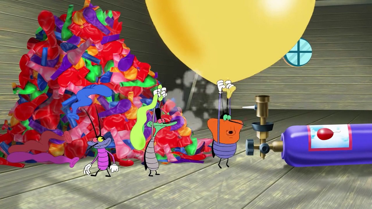 हिंदी Oggy and the Cockroaches - Airship House (S04E07) - Hindi Cartoons for Kids