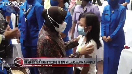 Mensos Risma Kirim Psikolog Ke Keluarga Awak KRI Nanggal 402