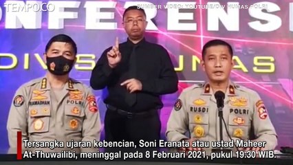 Penyakit yang Diderita Ustad Maheer; Kata Polisi Sudah Diketahui Istri Almarhum