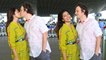 Shriya Saran Kisses Hubby, Gives Romantic Poses At Airport