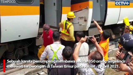 Evakuasi Darurat Setelah Kereta Terbalik di Terowongan Taiwan 🚆 - thumbnail