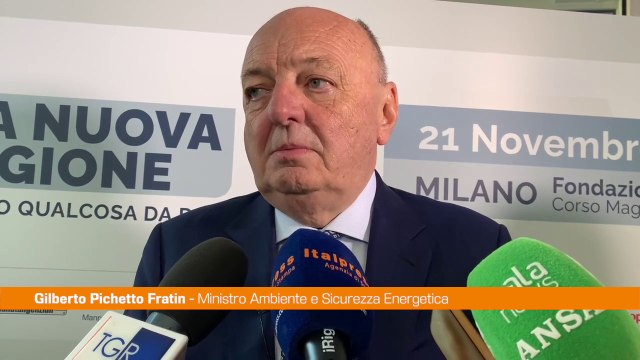 Energia, Pichetto Fratin Proporrò a governo price cap nazionale