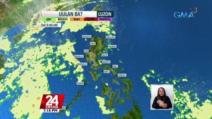 Posible ang pag-ulan bukas sa ilang bahagi ng bansa dahil sa ITCZ at Shear Line | 24 Oras