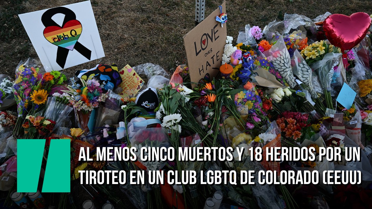 Al menos cinco muertos y 18 heridos por un tiroteo en un club LGBTQ de Colorado (EEUU)