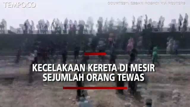 97 Orang Terluka, Beberapa Tewas saat Gerbong Kereta Tergelincir di Mesir